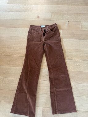 Nili Lotan Corduroy Brown Pants